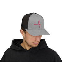 Stylish Snapback Trucker Cap with Unique Design - Perfect Gift for Outdoors & Everyday Wear