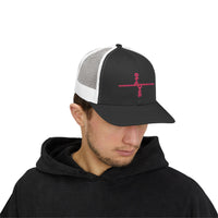 Stylish Snapback Trucker Cap with Unique Design - Perfect Gift for Outdoors & Everyday Wear