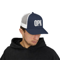 OPK Snapback Trucker Cap - Perfect for Travel Lovers