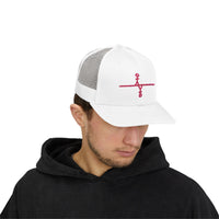 Stylish Snapback Trucker Cap with Unique Design - Perfect Gift for Outdoors & Everyday Wear
