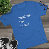 Zombies Eat Brains Word Shirt