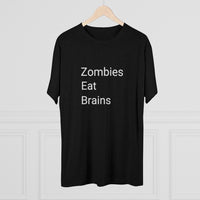 Zombies Eat Brains Word Shirt