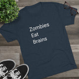 Zombies Eat Brains Word Shirt