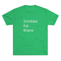 Zombies Eat Brains Word Shirt