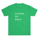 Zombies Eat Brains Word Shirt