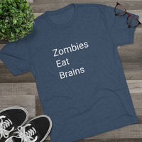 Zombies Eat Brains Word Shirt