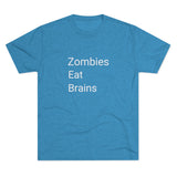 Zombies Eat Brains Word Shirt