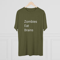 Zombies Eat Brains Word Shirt